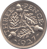 1927 THREEPENCE ( PROOF ) - THREEPENCE - Cambridgeshire Coins