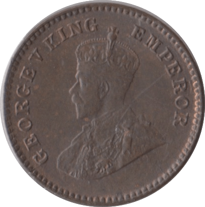 1928 1/12 ANNA INDIA - WORLD COINS - Cambridgeshire Coins