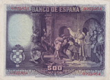 1928 500 PESTAS BANKNOTE SPAIN REF-1616 - WORLD BANKNOTES - Cambridgeshire Coins