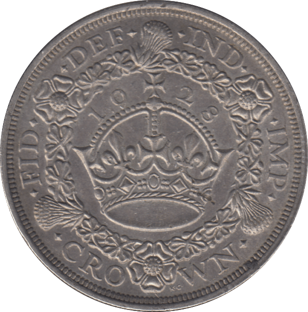 1928 CROWN ( AUNC ) - SILVER WORLD COINS - Cambridgeshire Coins