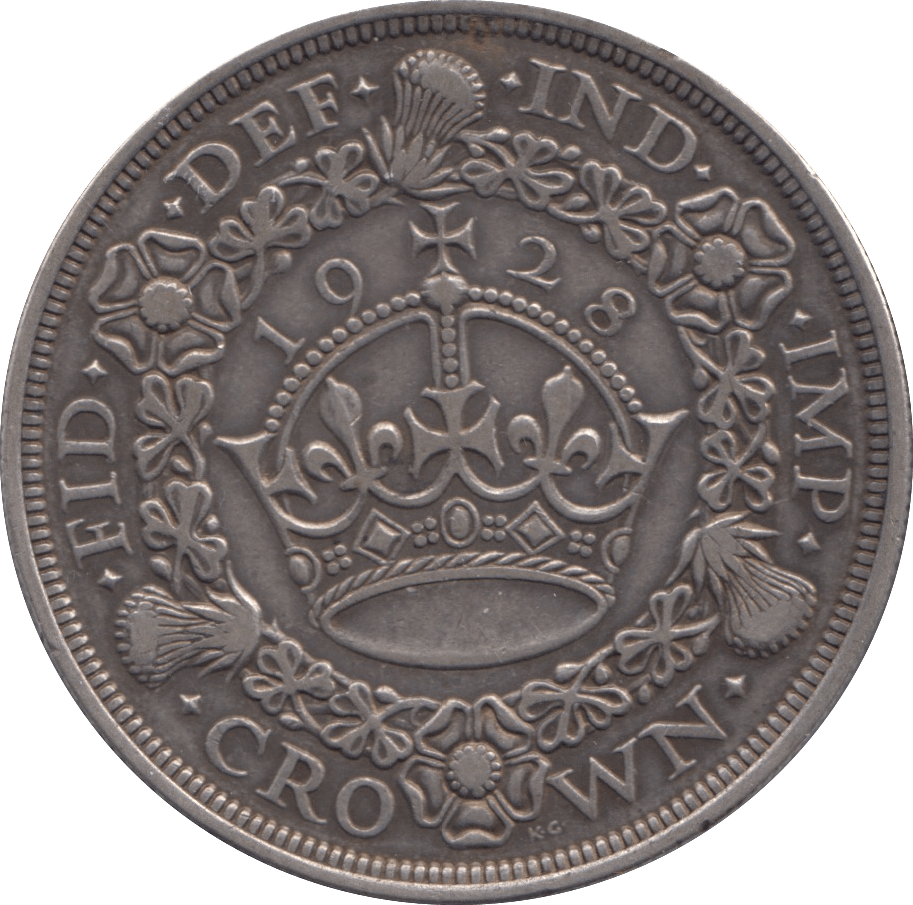 1928 CROWN ( VF ) WREATH - CROWN - Cambridgeshire Coins