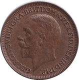 1928 FARTHING ( EF ) - FARTHING - Cambridgeshire Coins