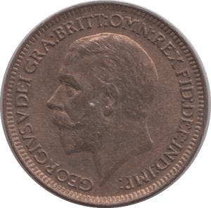 1928 FARTHING ( UNC ) - Farthing - Cambridgeshire Coins