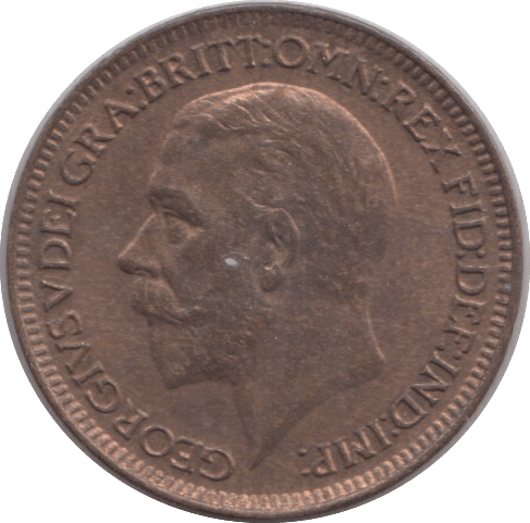 1928 FARTHING ( UNC ) - Farthing - Cambridgeshire Coins