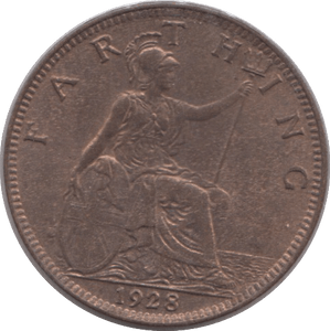 1928 FARTHING ( UNC ) - Farthing - Cambridgeshire Coins