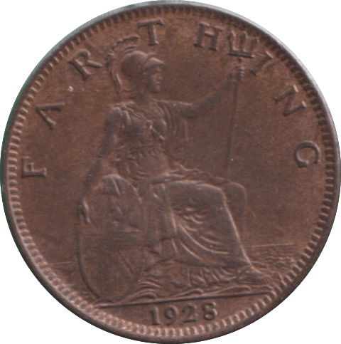 1928 FARTHING ( UNC ) - FARTHING - Cambridgeshire Coins