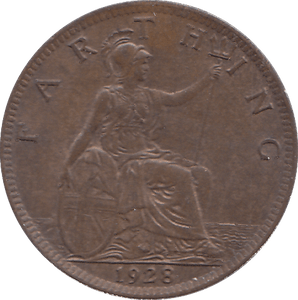 1928 FARTHING ( UNC ) - FARTHING - Cambridgeshire Coins