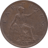 1928 FARTHING ( UNC ) - FARTHING - Cambridgeshire Coins