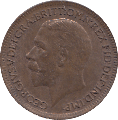 1928 FARTHING ( UNC ) - FARTHING - Cambridgeshire Coins