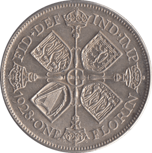 1928 FLORIN ( AUNC ) - FLORIN - Cambridgeshire Coins