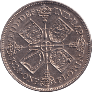 1928 FLORIN ( AUNC ) - FLORIN - Cambridgeshire Coins