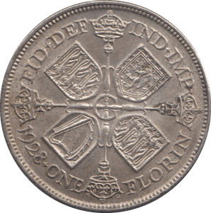1928 FLORIN ( AUNC ) - FLORIN - Cambridgeshire Coins