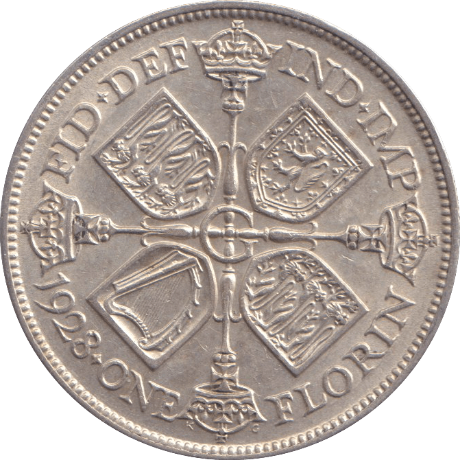 1928 FLORIN ( EF ) - FLORIN - Cambridgeshire Coins