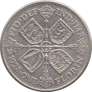 1928 FLORIN ( EF ) - FLORIN - Cambridgeshire Coins