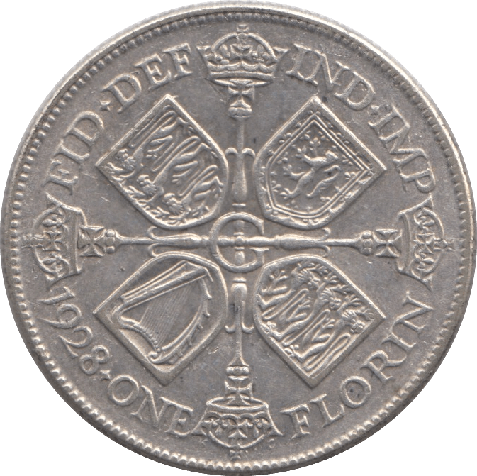 1928 FLORIN ( EF ) - FLORIN - Cambridgeshire Coins