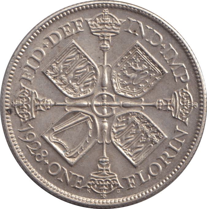 1928 FLORIN ( EF ) - FLORIN - Cambridgeshire Coins