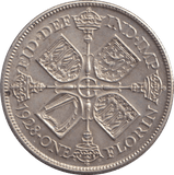 1928 FLORIN ( EF ) - FLORIN - Cambridgeshire Coins