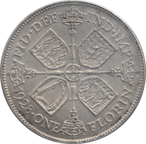 1928 FLORIN ( EF ) - FLORIN - Cambridgeshire Coins