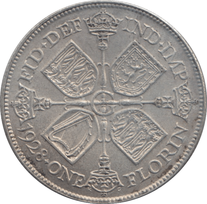 1928 FLORIN ( EF ) - FLORIN - Cambridgeshire Coins