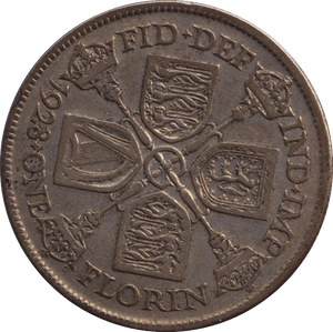 1928 FLORIN ( GF ) - FLORIN - Cambridgeshire Coins