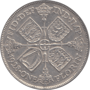 1928 FLORIN ( GVF ) - FLORIN - Cambridgeshire Coins