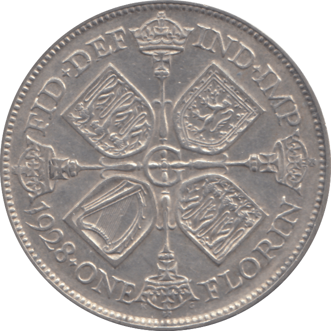 1928 FLORIN ( GVF ) - FLORIN - Cambridgeshire Coins