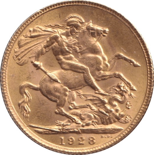 1928 GOLD SOVEREIGN ( AUNC ) PRETORIA MINT - SOVEREIGN - Cambridgeshire Coins