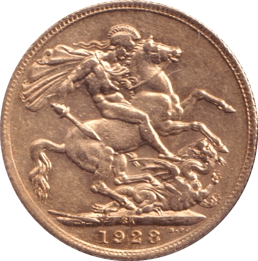 1928 GOLD SOVEREIGN ( AUNC ) PRETORIA MINT - SOVEREIGN - Cambridgeshire Coins