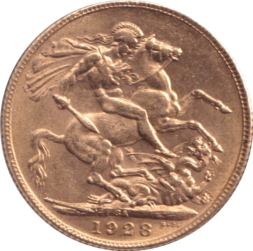 1928 GOLD SOVEREIGN ( UNC ) PRETORIA MINT 1 - SOVEREIGN - Cambridgeshire Coins