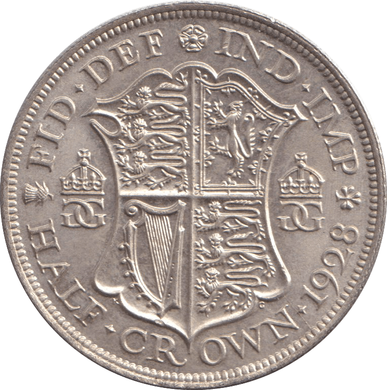 1928 HALFCROWN ( AUNC ) - HALFCROWN - Cambridgeshire Coins