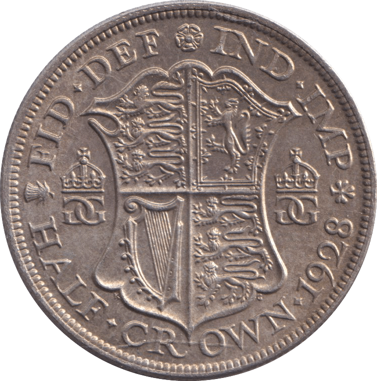 1928 HALFCROWN ( AUNC ) - HALFCROWN - Cambridgeshire Coins
