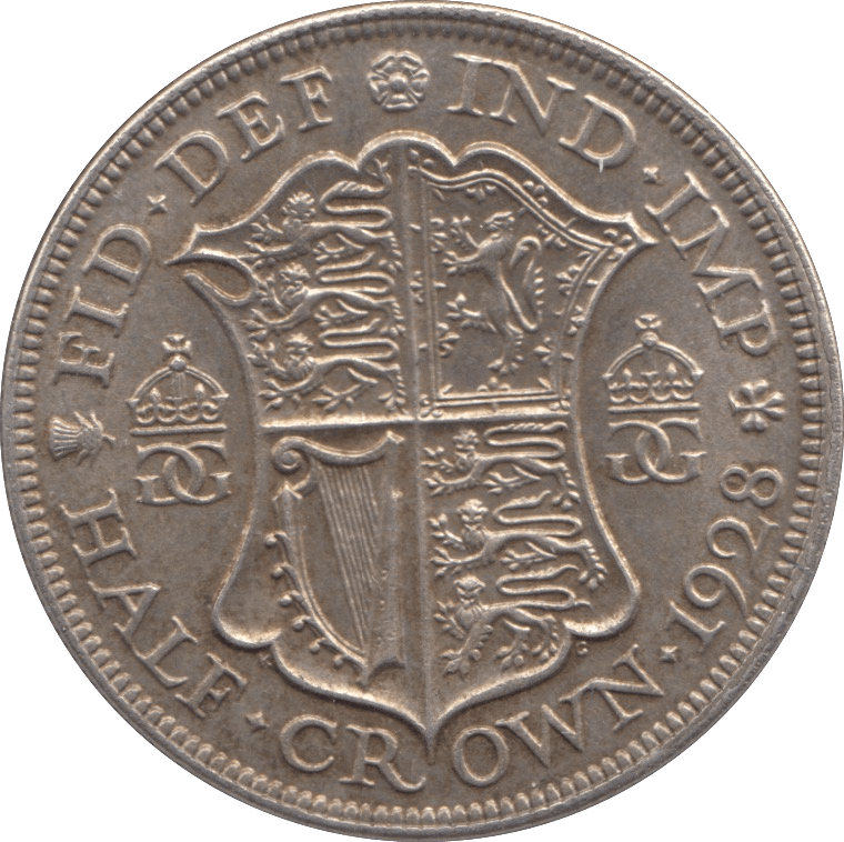 1928 HALFCROWN ( AUNC ) - HALFCROWN - Cambridgeshire Coins