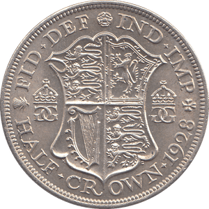 1928 HALFCROWN ( BU ) - HALFCROWN - Cambridgeshire Coins