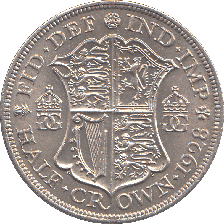 1928 HALFCROWN ( BU ) - HALFCROWN - Cambridgeshire Coins