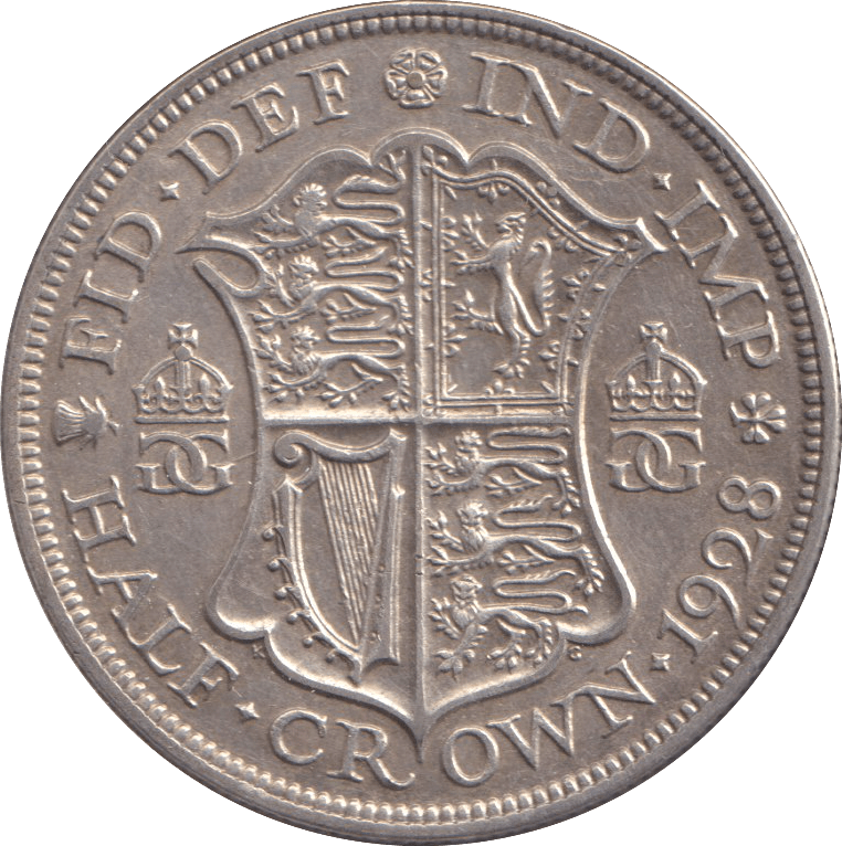 1928 HALFCROWN ( EF ) - HALFCROWN - Cambridgeshire Coins
