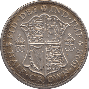 1928 HALFCROWN ( EF ) - Halfcrown - Cambridgeshire Coins