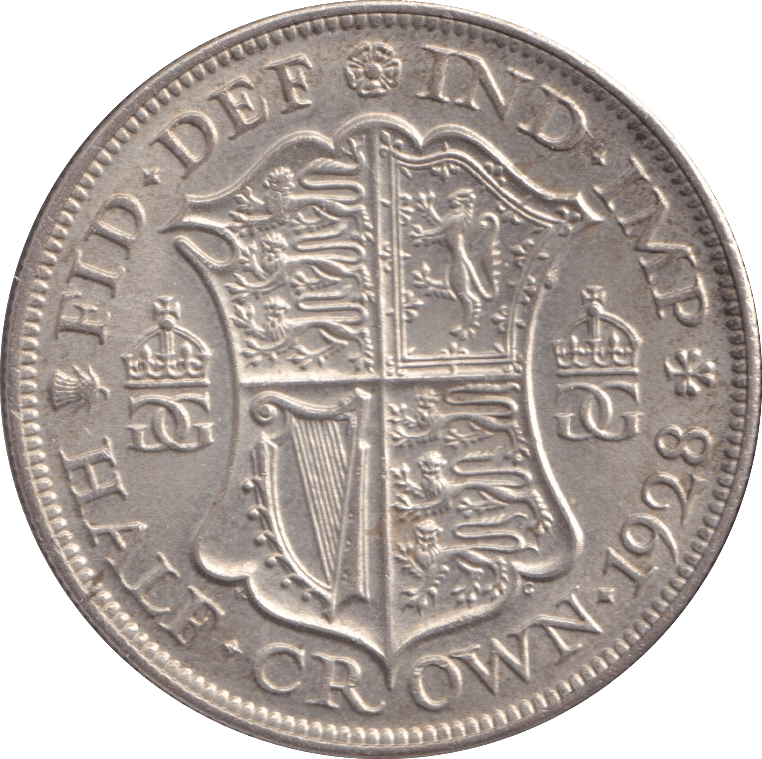 1928 HALFCROWN ( EF ) - Halfcrown - Cambridgeshire Coins