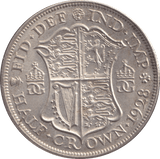 1928 HALFCROWN ( EF ) - Halfcrown - Cambridgeshire Coins