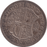 1928 HALFCROWN ( EF ) - HALFCROWN - Cambridgeshire Coins