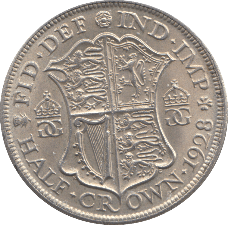 1928 HALFCROWN ( EF ) - HALFCROWN - Cambridgeshire Coins