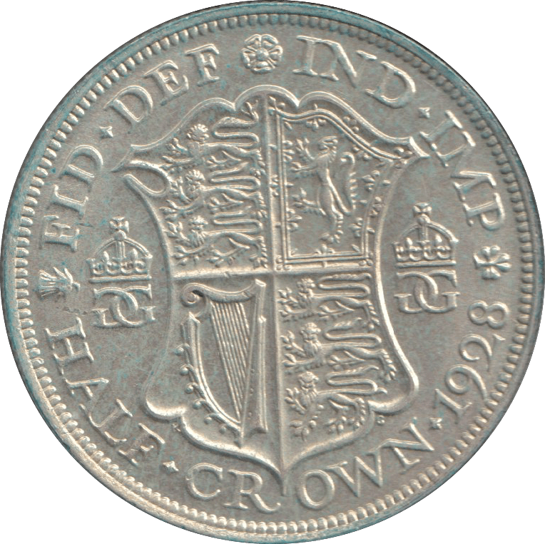 1928 HALFCROWN ( EF ) - HALFCROWN - Cambridgeshire Coins