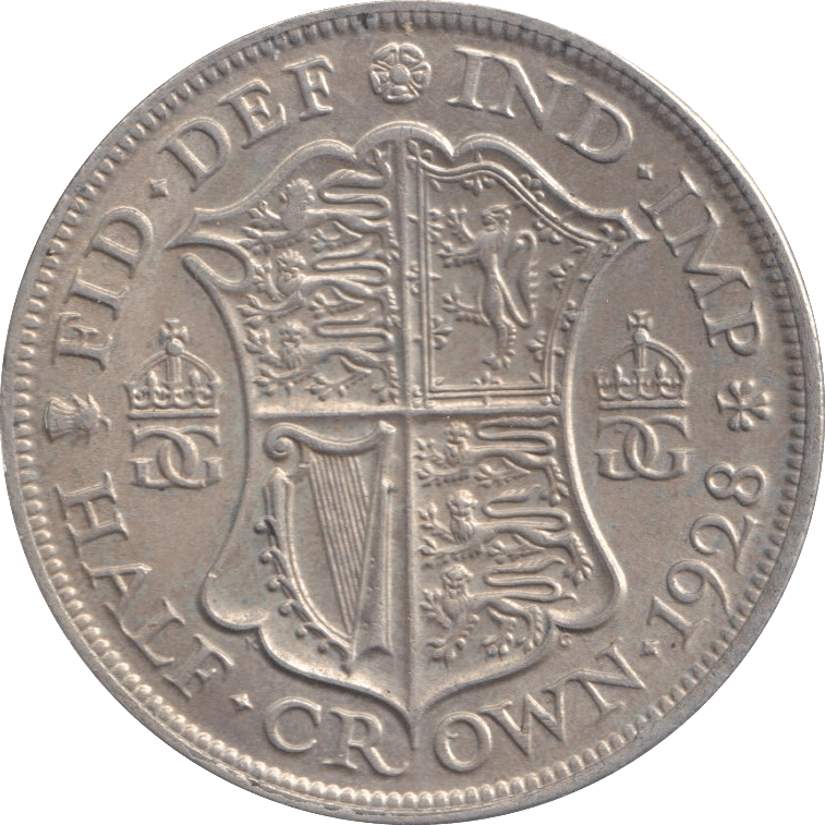 1928 HALFCROWN ( EF ) - Halfcrown - Cambridgeshire Coins