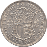 1928 HALFCROWN ( EF ) - Halfcrown - Cambridgeshire Coins