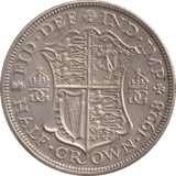 1928 HALFCROWN ( EF ) - WORLD COINS - Cambridgeshire Coins