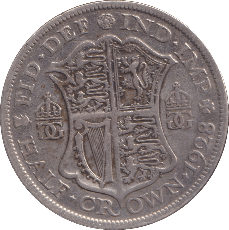 1928 HALFCROWN ( FINE ) - HALFCROWN - Cambridgeshire Coins