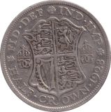 1928 HALFCROWN ( FINE ) - HALFCROWN - Cambridgeshire Coins