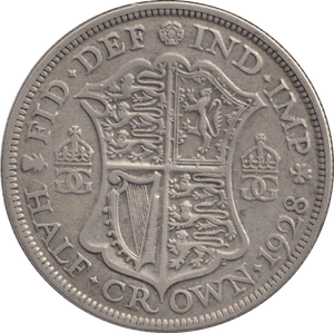 1928 HALFCROWN ( GF ) - WORLD COINS - Cambridgeshire Coins