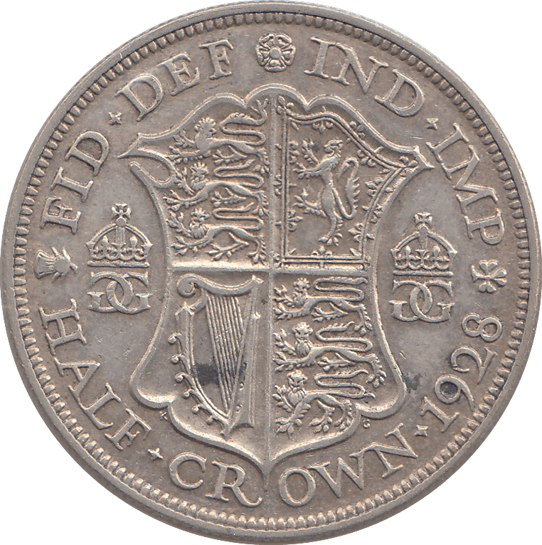 1928 HALFCROWN ( GVF ) - HALFCROWN - Cambridgeshire Coins