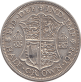 1928 HALFCROWN ( GVF ) - HALFCROWN - Cambridgeshire Coins