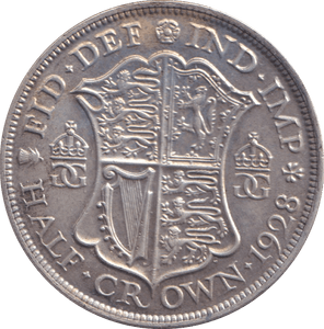 1928 HALFCROWN ( UNC ) - HALFCROWN - Cambridgeshire Coins